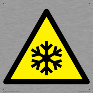W010 Warning: Low temperature/freezing conditions